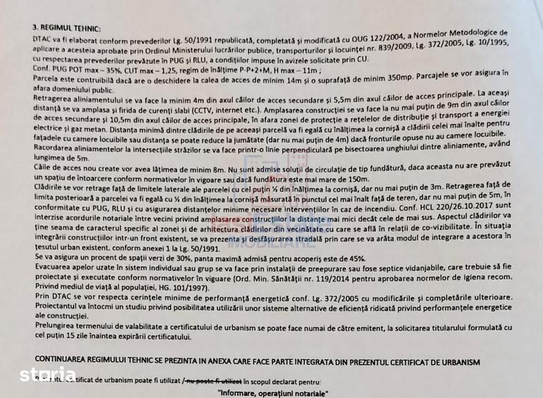 Teren de 500 mp, în Miroslava