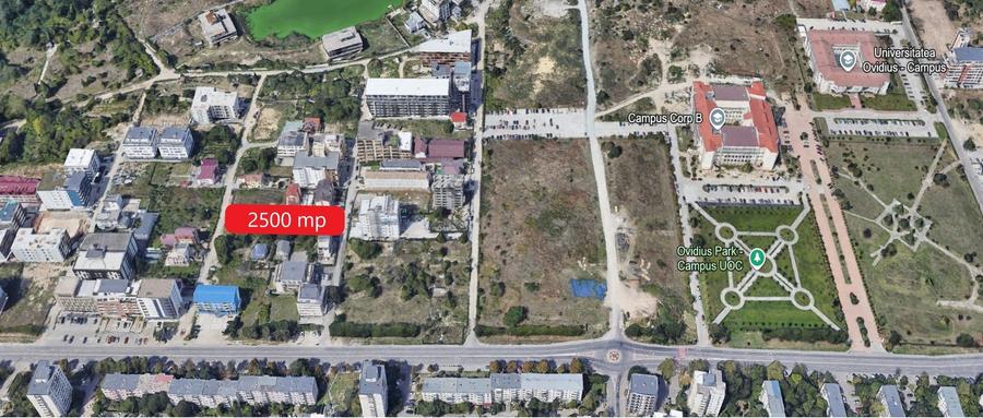 Teren Construcții intravilan de 2500 mp, în Universitate