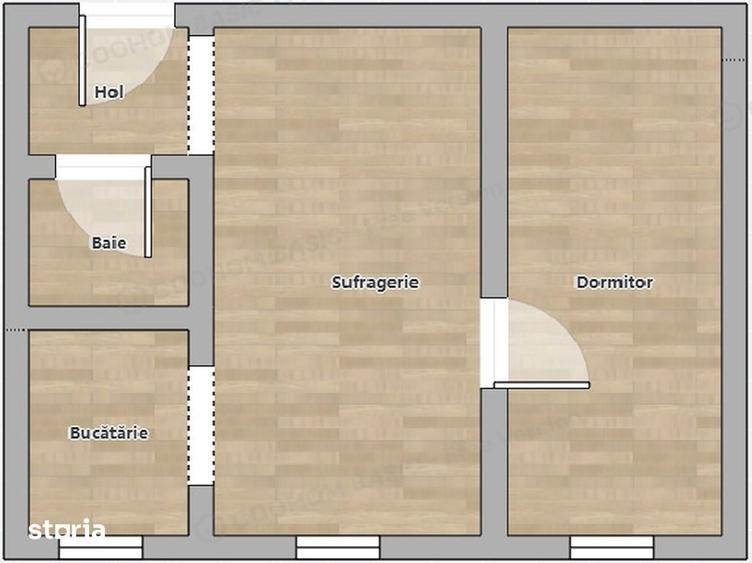 Apartament cu 2 camere nedecomandat în Central