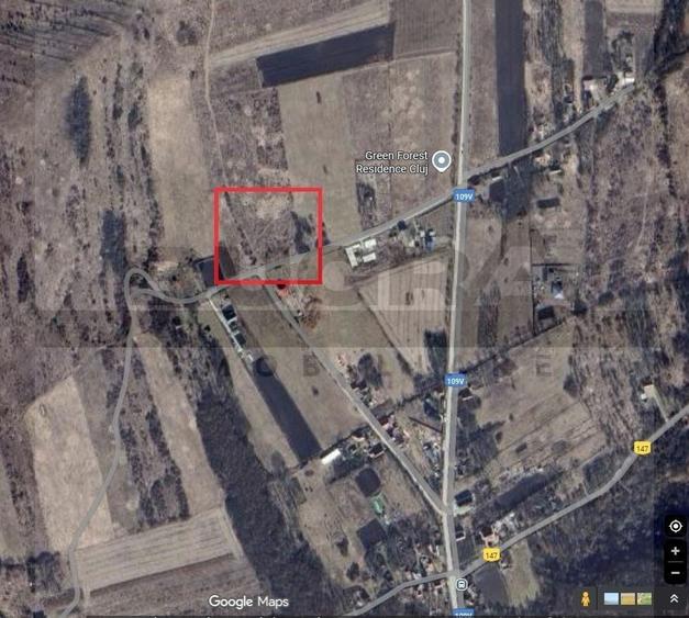Teren agricol intravilan de 3800 mp, în Pădureni (Chinteni)