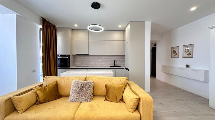 Apartament cu 2 camere semidecomandat, mobilat în Pipera