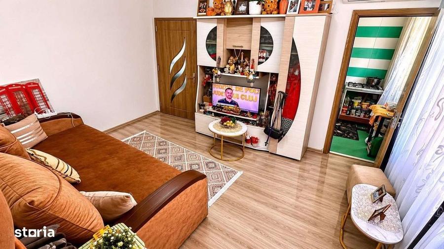 Apartament cu 2 camere nedecomandat în Alecu Russo