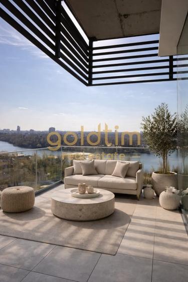 Penthouse cu 4 camere semidecomandat în Floreasca