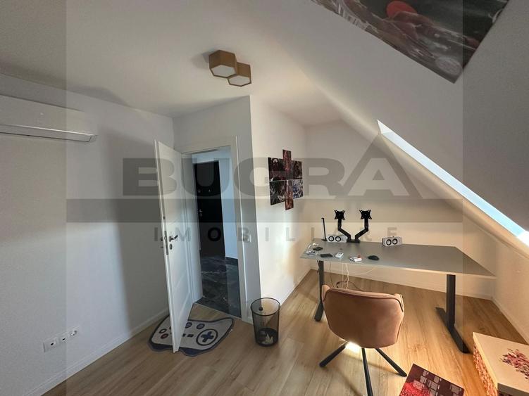Apartament cu 3 camere semidecomandat, mobilat în Borhanci