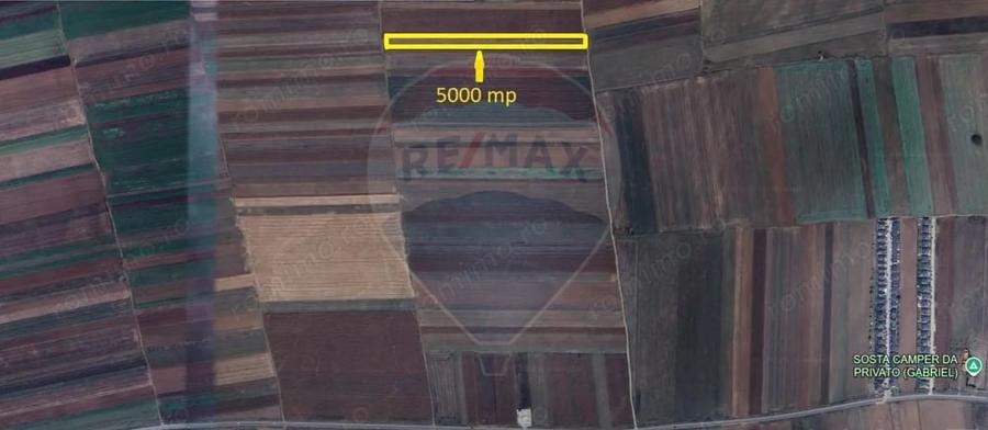 Teren de 5000 mp, în Tărlungeni