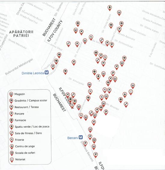 Apartament cu 3 camere decomandat în Berceni