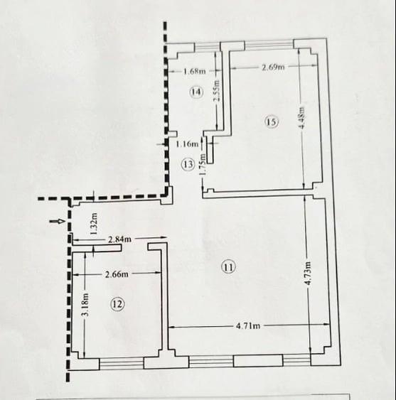 Proprietar - apartament cu 3 camere in Tomesti, bloc construit recent langa Penny si Family Market - 6