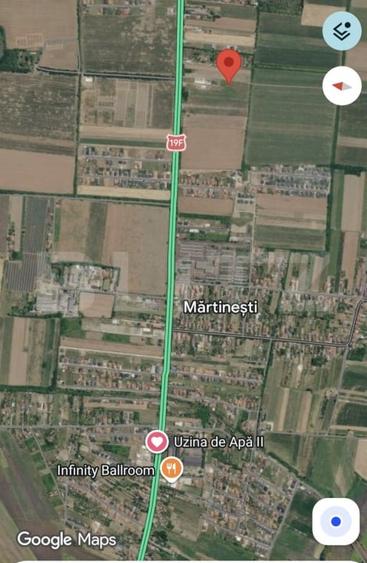 Teren Construcții intravilan de 1000 mp, în Mărtinești