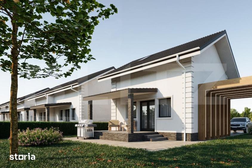 Casă cu 3 camere cu Teren 200 Mp în Ipotești