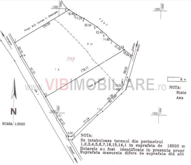 Prahova - Baicoi - Paralela 45 - Teren 18500 mp - deschidere la asfalt - 1