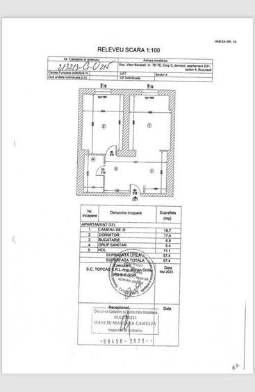 Apartament cu 2 camere semidecomandat în Vitan