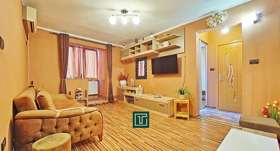 Apartament cu 2 camere semidecomandat, mobilat în Aurel Vlaicu