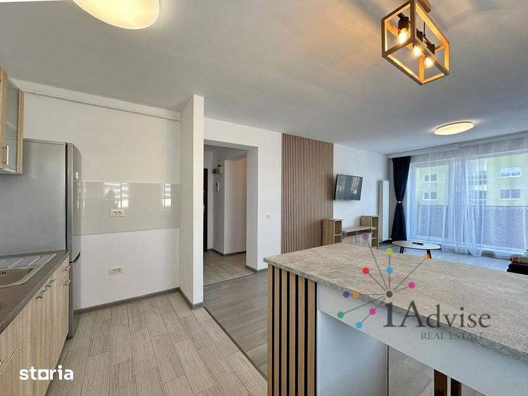 Apartament cu 2 camere, mobilat în Tractorul