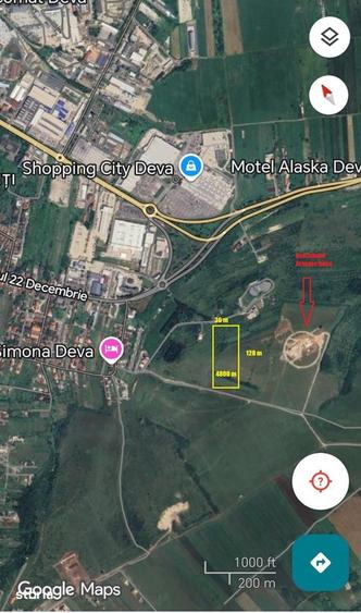 Teren de 4800 mp, în Zăvoi