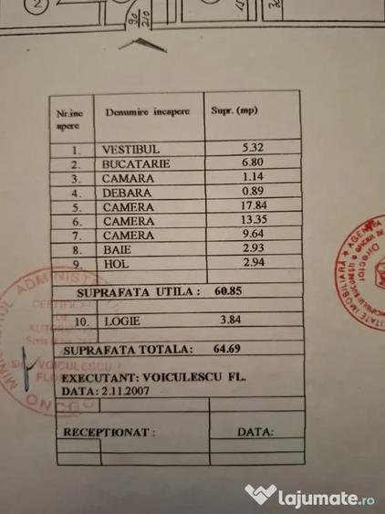 Apartament cu 3 camere decomandat în Dristor