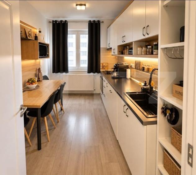 Apartament cu 2 camere semidecomandat, mobilat în Rolast