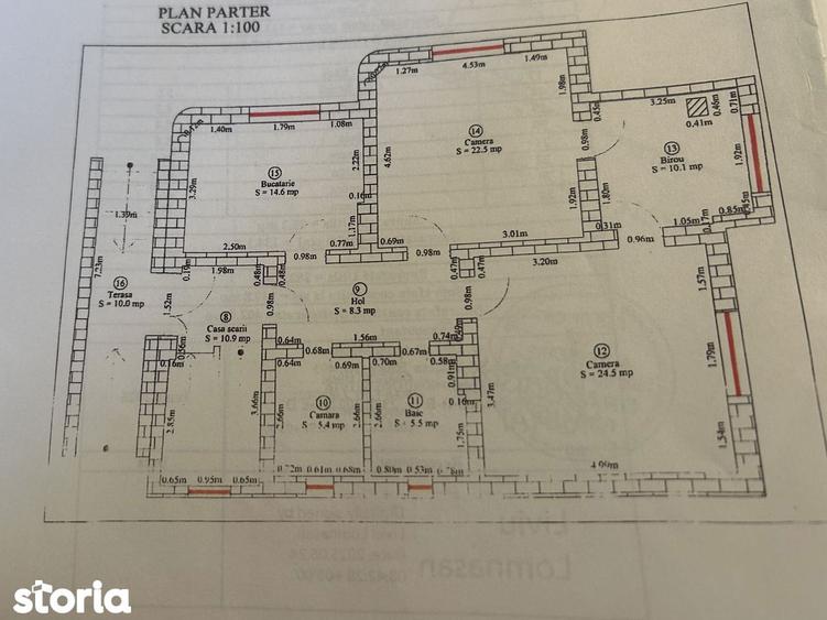 Casă cu 7 camere cu Canalizare în Sub Arini
