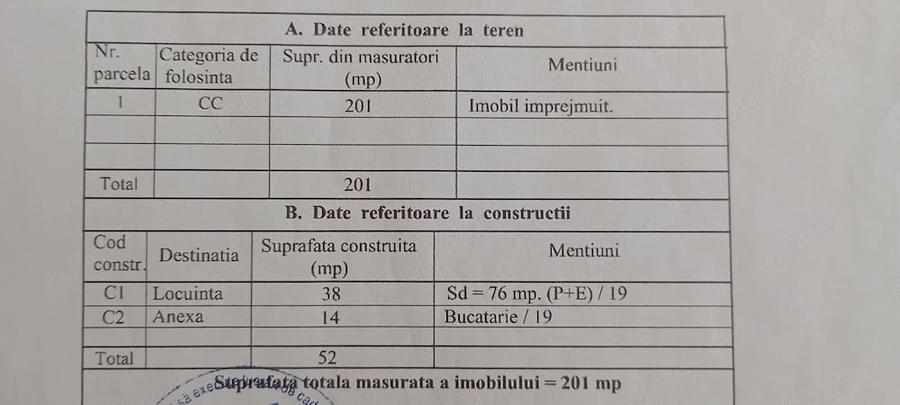 Casă cu 3 camere cu Teren 280 Mp în Central
