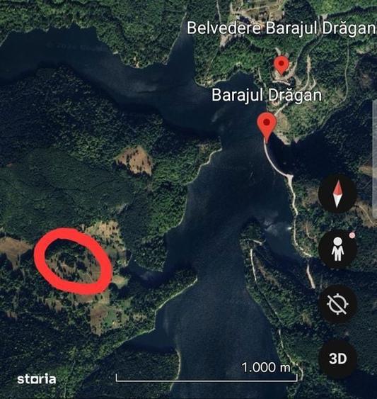Teren de 1500 mp, în Poieni