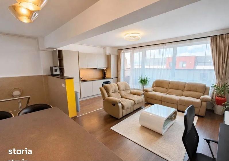 Apartament cu 3 camere, mobilat în Tractorul