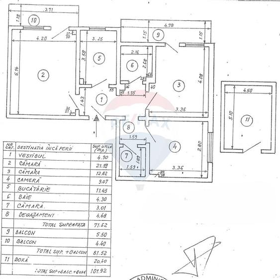 Apartament 4 cam. la pret de 3 cam., Ghermanesti, IF - 3