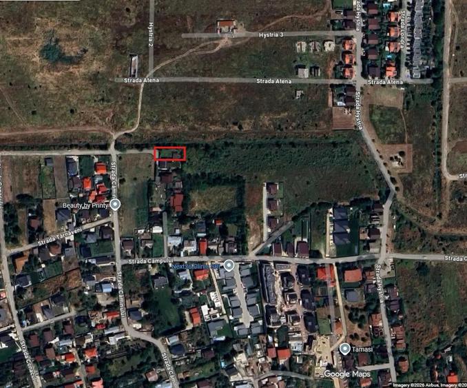 Teren de 500 mp, în Tamași