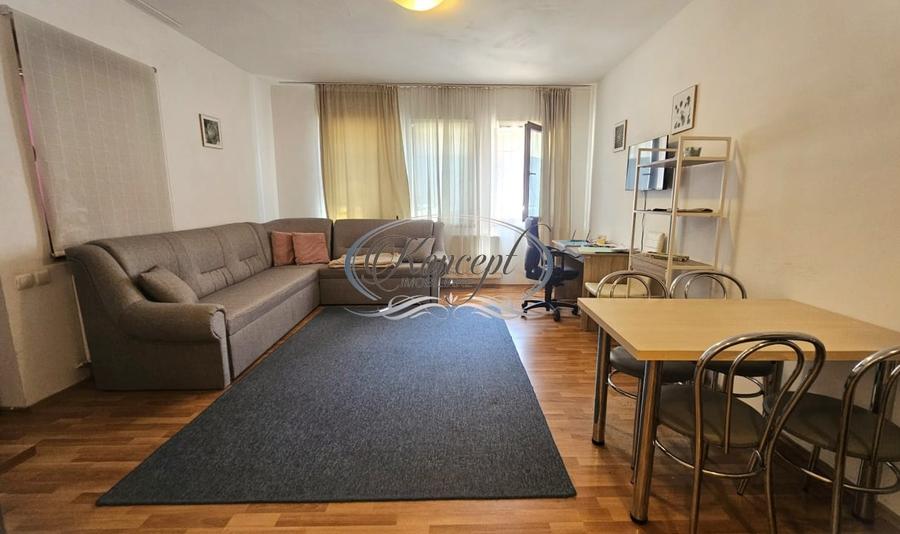 Apartament cu 2 camere semidecomandat, mobilat în Semicentral
