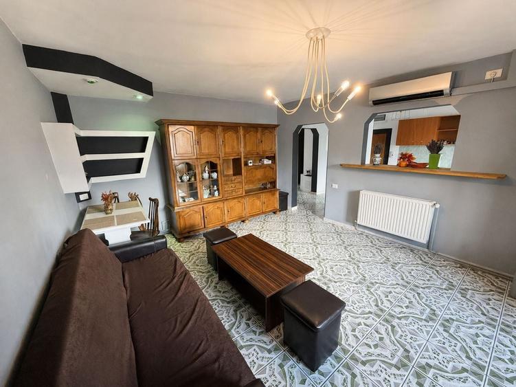 Apartament cu 3 camere semidecomandat, mobilat în Mărăști