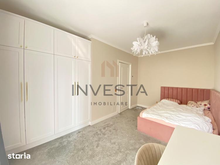 Apartament cu 4 camere semidecomandat, mobilat în Borhanci