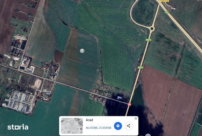 TEREN 5 HA POZI?IE EXCELENTA PENTRU INVESTI?IE ARAD -TIMI?OARA - 3