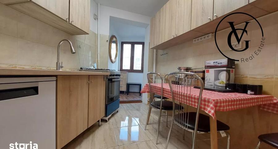 Apartament cu 2 camere semidecomandat, mobilat în Titan
