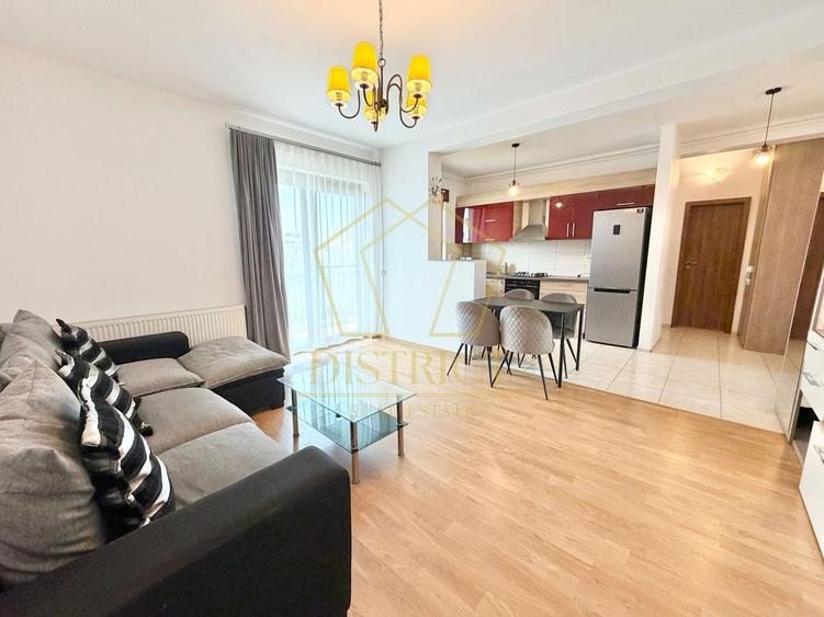 Apartament cu 2 camere semidecomandat, mobilat în Giroc