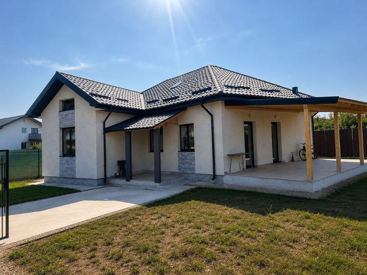 Casă cu 4 camere cu Teren 600 Mp în Poiana lui Stângă