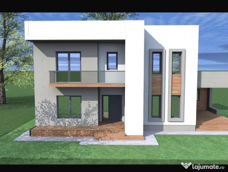 Casă cu 4 camere cu Teren 500 Mp în Ștefănești