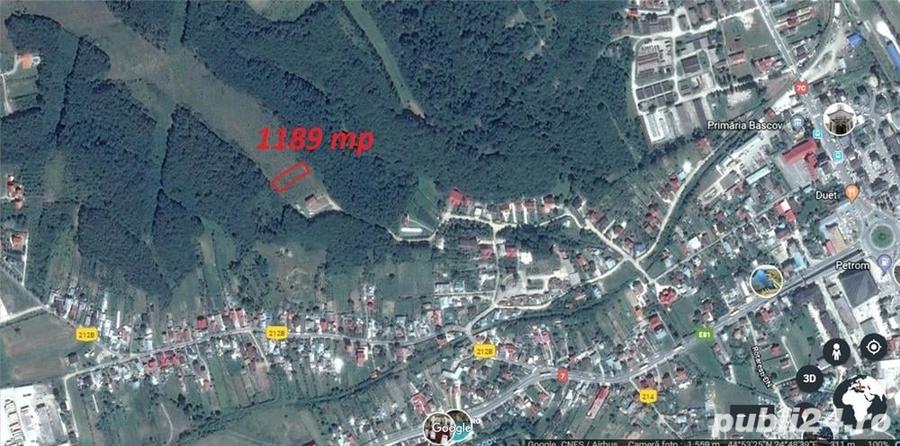 Teren de 1180 mp, în Bascov
