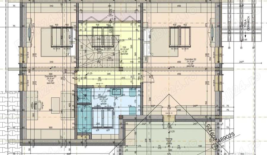 Casa individuala P+M la gri in Cerneteaz teren 500m2 SU183m2 UTILITATI