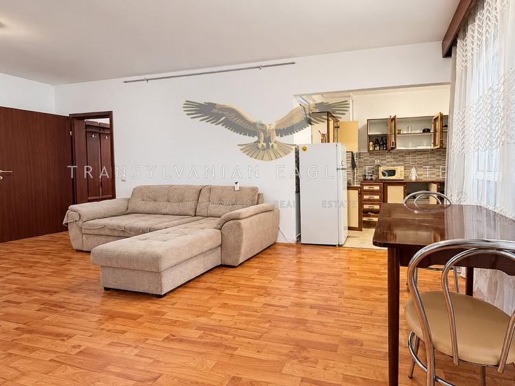 Apartament cu 2 camere semidecomandat, mobilat în Central