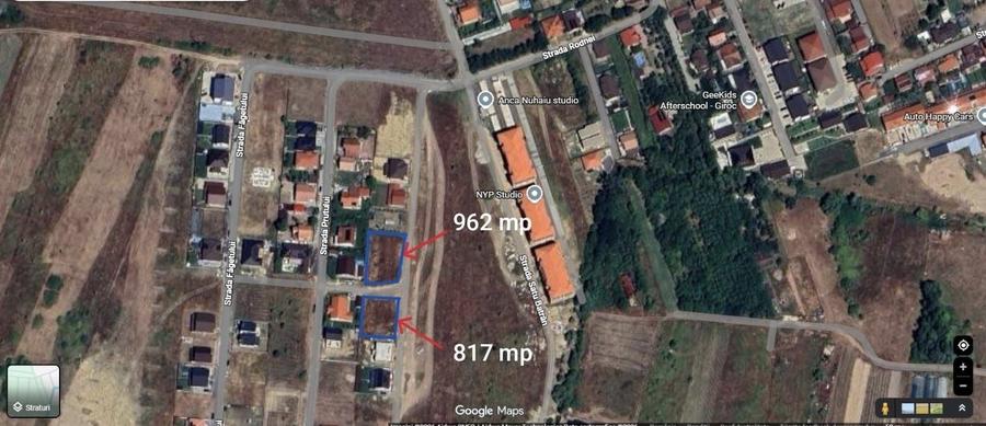 Teren Construcții intravilan de 817 mp, în Giroc