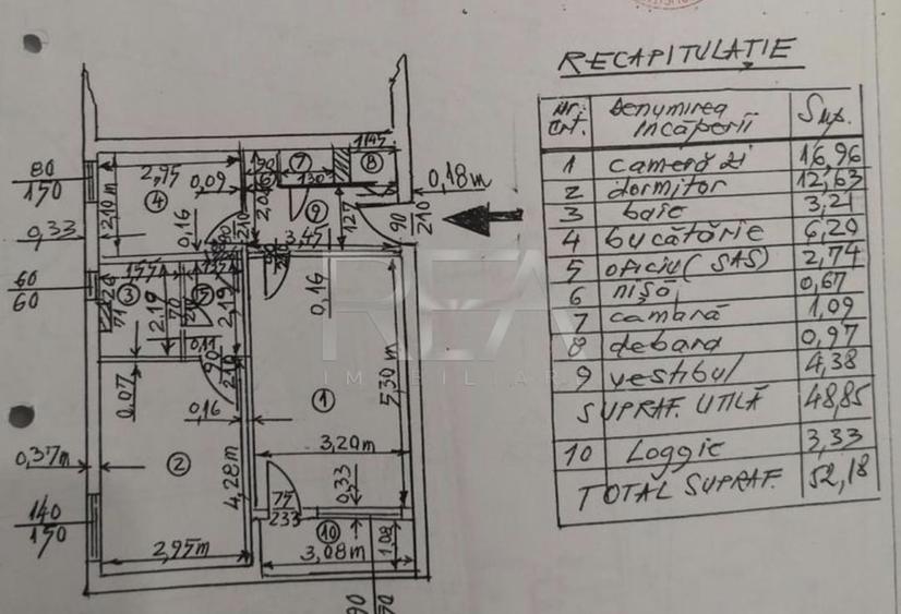 Apartament cu 2 camere decomandat, mobilat în Drumul Taberei