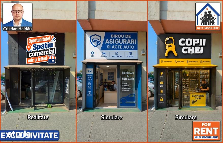 Spațiu comercial, de 5 mp, în Tei