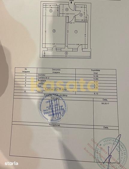 Apartament cu 2 camere decomandat în Ștefăneștii de Jos