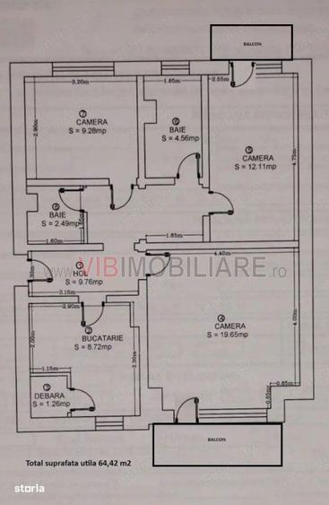 Apartament cu 3 camere, mobilat în Iosefin