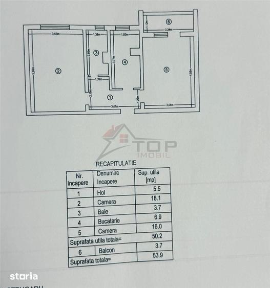 Apartament cu 2 camere decomandat, etajul 1 - Cug - bulevard - 2