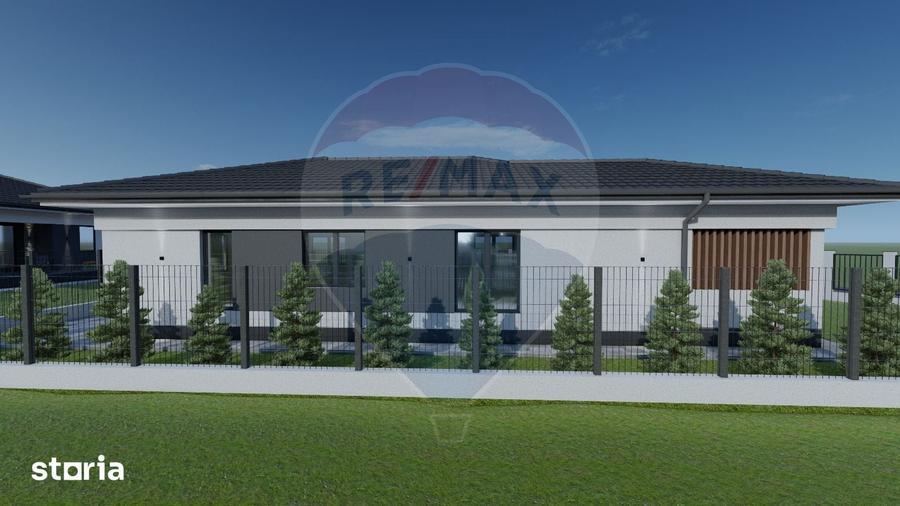 Casă cu 4 camere cu Teren 500 Mp în Recea