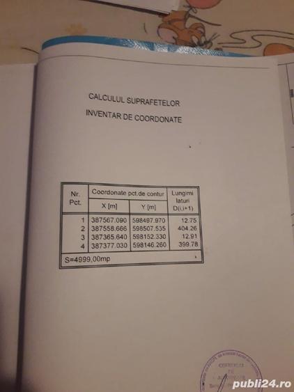 Teren de 5000 mp, în Central