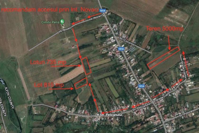 Teren în Periș