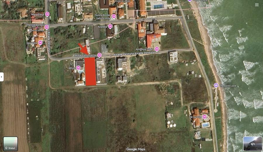 Teren Construcții intravilan de 1500 mp, în Vama Veche