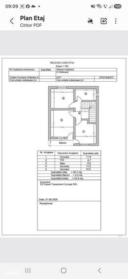 Casă cu 4 camere cu Teren 460 Mp în Ștefănești