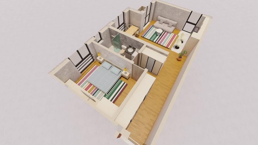 Apartament cu 2 camere decomandat în Sânandrei