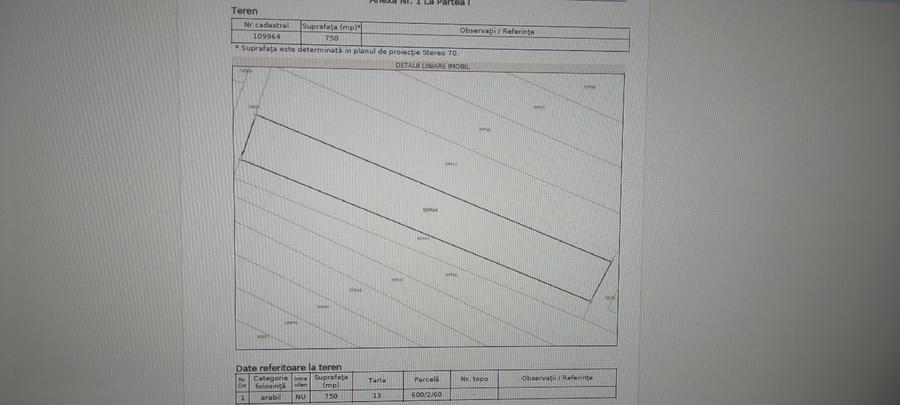Teren agricol extravilan de 750 mp, în Central
